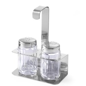 Hendi Ménagère | Inox| Set 2 Pièces | Poivre, Sel | 100x50x(h)140mm