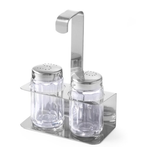 Hendi Ménagère | Inox| Set 2 Pièces | Poivre, Sel | 100x50x(h)140mm