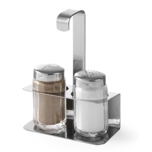 Hendi Ménagère | Inox| Set 2 Pièces | Poivre, Sel | 100x50x(h)140mm