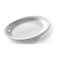 Plat Oval | Porcelaine | Blanc | 340x270x(h)35mm