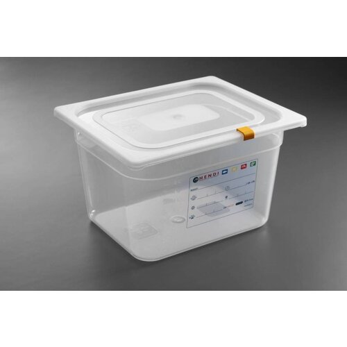 Hendi Set Boîtes de Stockage | GN 1/2 | 150 mm | Polypropylène | Fermeture Hermétique