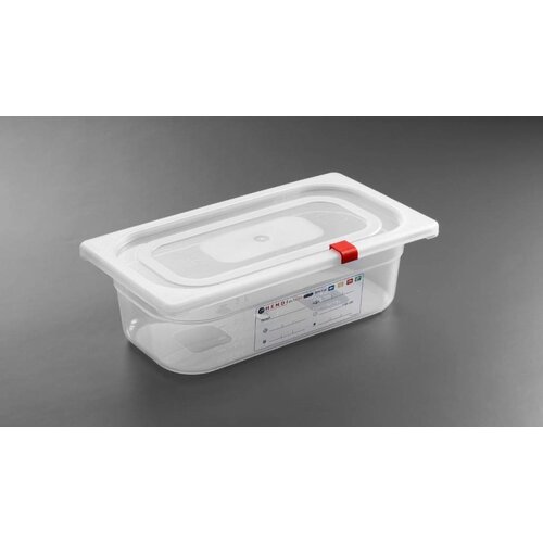 Hendi Set Boîtes de Stockage | GN 1/3 | 150 mm | Polypropylène | Fermeture Hermétique
