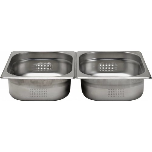 Hendi Bac GN 1/2 Perforé | Inox | 100 mm | 325x265x(h)100mm