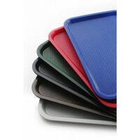 Plateaux FASTFOOD | Grand | Plastique | Empilable | 350x450mm | Disponible en 6 Couleurs