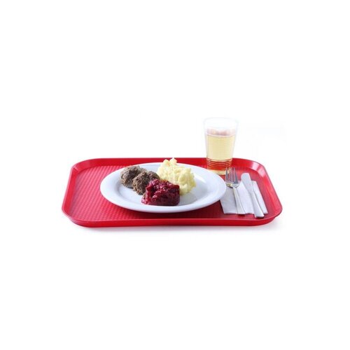 Hendi Plateaux FASTFOOD | Grand | Plastique | Empilable | 350x450mm | Disponible en 6 Couleurs