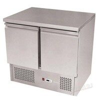 Comptoir Réfrigéré | Inox | 2 Portes | 900x700x(h)880mm