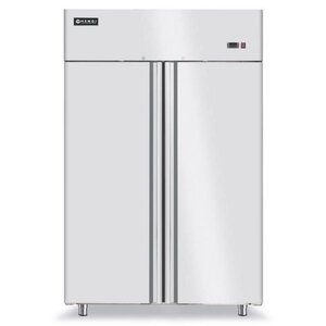 Hendi Réfrigérateur | Double Porte | Inox de Haute Qualité | Porte à Fermeture Automatique | 1300L | GN 2/1 | 1314x805x(h)2065mm
