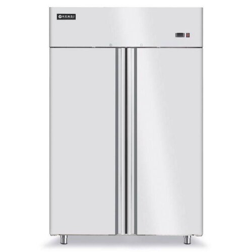 Hendi Réfrigérateur | Double Porte | Inox de Haute Qualité | Porte à Fermeture Automatique | 1300L | GN 2/1 | 1314x805x(h)2065mm
