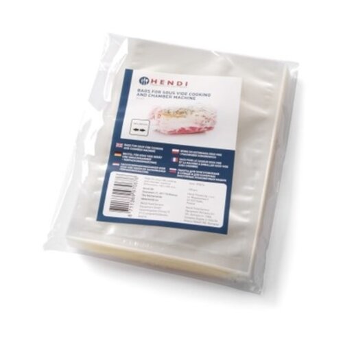 Hendi Sacs de Cuisson Sous-Vide | 150x250mm | Lot de 100 Pièces Hendi Sacs de Cuisson Sous-Vide | 150x250mm | Lot de 100 Pièces