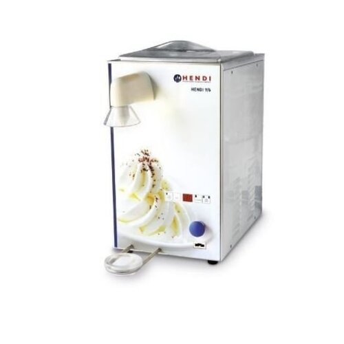 Hendi Machine à Chantilly | Inox | 100 kg/h |2 Cuves de 6 et 9 Litres | 295x520x(h)520mm