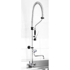 Hendi Robinet avec Douchette | Inox | Robinet avec un Bec | (h)1000mm Hendi Robinet avec Douchette | Inox | Robinet avec un Bec | (h)1000mm