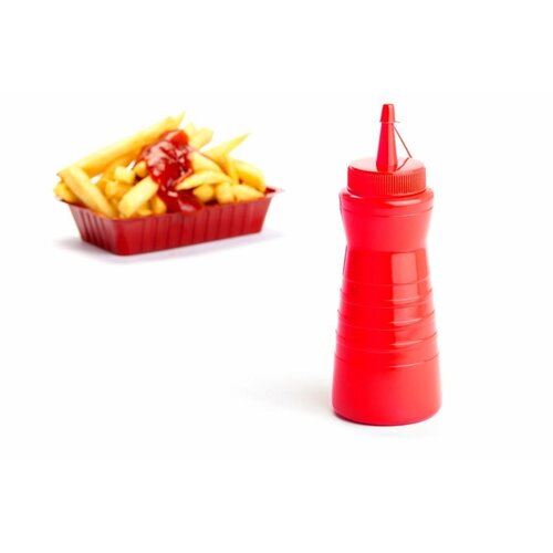 Hendi Flacon Distributeur | Easy Squeeze | Transparent | 200ml | Lot de 3 Pièces