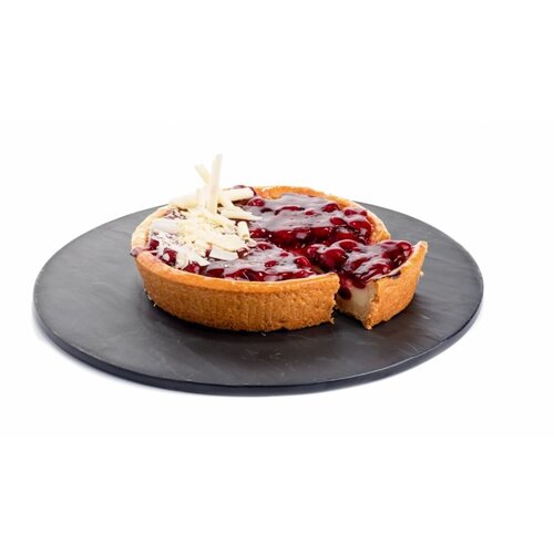 Hendi Plateau Rond | Melamine | Imitation Ardoise | ø430x(h)7mm