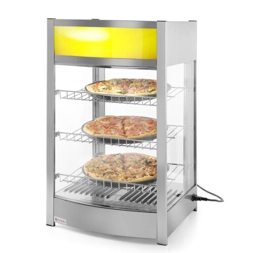 Hendi Vitrine Chauffante | Modèle de Table | 800W | avec Eclairage | 460x448x785(h)mm