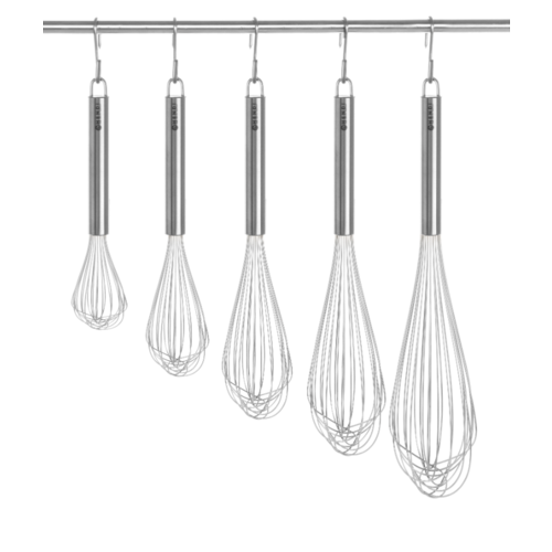 Hendi Fouet Piano | Inox | 12 Fils Piano Flexibles | Disponible en 5 Tailles