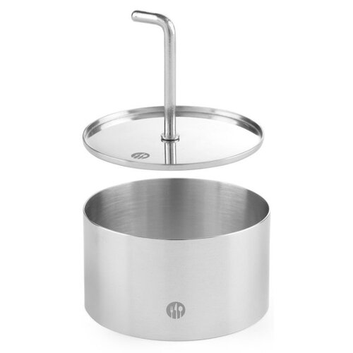 Hendi Nonette et Poussoir Rond | Inox | ø80x45(h)mm Hendi Nonette et Poussoir Rond | Inox | ø80x45(h)mm