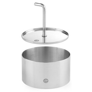 Hendi Nonette et Poussoir Rond | Inox | ø100x45(h)mm Hendi Nonette et Poussoir Rond | Inox | ø100x45(h)mm