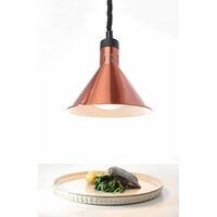 Lampe Chauffante | Conique | Aluminium | Couleur Cuivre | 250W/230V | Réglable | ø275x(h)250mm