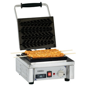 Casselin Gaufrier | Simple ouverture | 90° | Epi x4 | 1600W | 296x415x(h)290mm