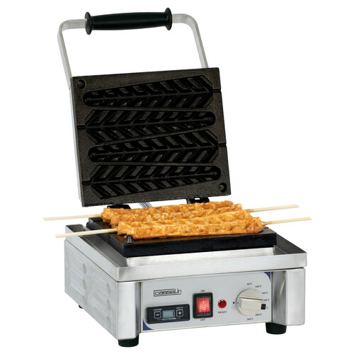 Casselin Gaufrier | Simple ouverture | 90° | Epi x4 | 1600W | 296x415x(h)290mm
