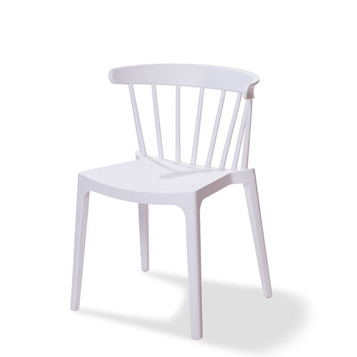 CHRselect Chaise Windson | Blanc | Plastique | 530x540x(h)750mm | Lot de 4 Pièces