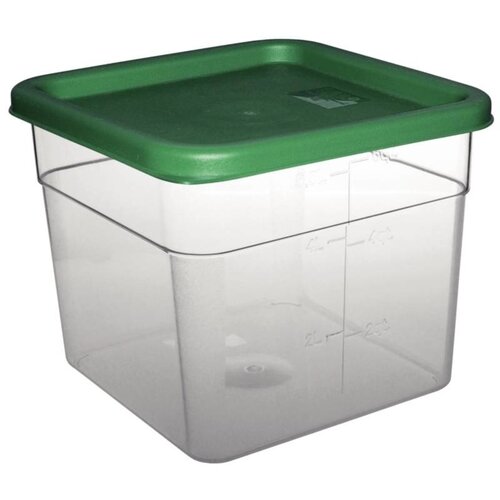 Vogue  Boîte à Nourriture PC | Code de couleur | Carré | 5,5 litres |  Disponible en Plusieurs Tailles