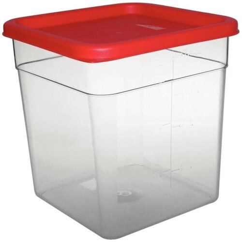 Vogue  Boîte à Nourriture PC | Code de couleur | Carré | 7 litres |  Disponible en Plusieurs Tailles