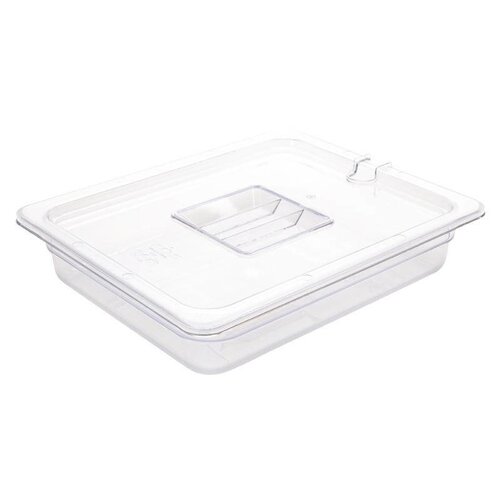 Vogue Bac GN1/2 | En Polycarbonate | Transparent | Profondeur 65mm| Volume 3,80L