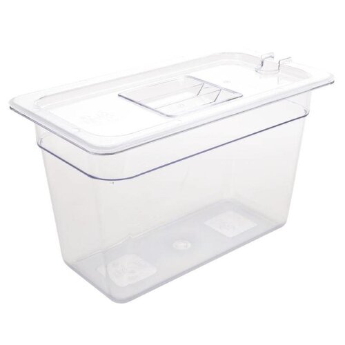 Vogue Bac GN1/3 | En Polycarbonate | Transparent | Profondeur 200mm| Volume 7L