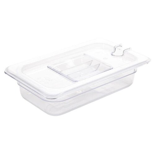 Vogue Bac GN1/4 | En Polycarbonate | Transparent | Profondeur 65mm| Volume 1,60L