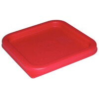 Couvercles Adaptable | aux Boîtes Carrées de 1,5 - 3,5L | Rouge