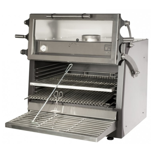 Diamond Barbecue à Charbon de Bois | en acier inoxydable | GN1 / 1 + GN2 / 4 | 75 kg / h | Porte Relevable | 900x722 / 953x (H) 690/840 mm Diamond Barbecue à Charbon de Bois | en acier inoxydable | GN1 / 1 + GN2 / 4 | 75 kg / h | Porte Relevable | 900x722 / 953x (H) 690/840 mm