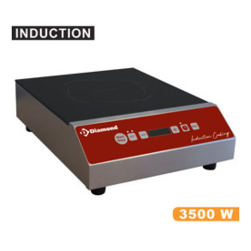 Diamond Plaque à Induction | 3500W | Touches Tactiles | 280x360x (H) 105mm