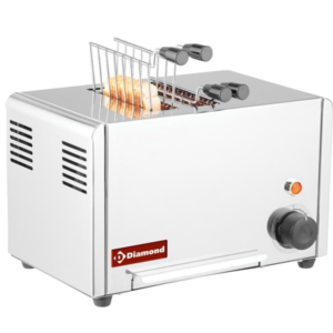 Diamond Toaster (croque-monsieur) | Èlectrique | 2 Pinces "Acier inox"
