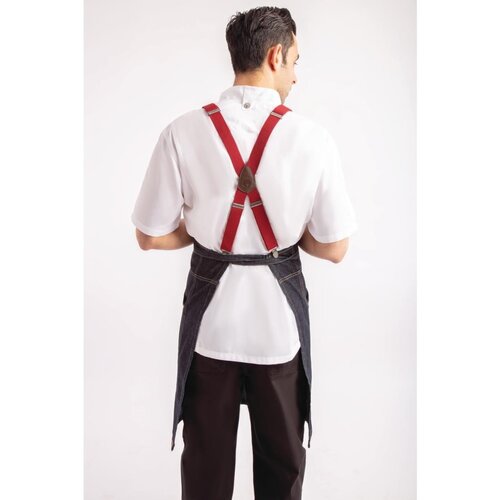 Chef Works Urban Tablier Bavette Denim | Berkeley Chef Works Urban | Bleu Foncé | 100% Coton Denim