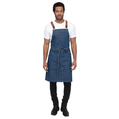 Chef Works Urban Tablier Bavette Denim | Berkeley Chef Works Urban | Bleu | 100% Coton Denim