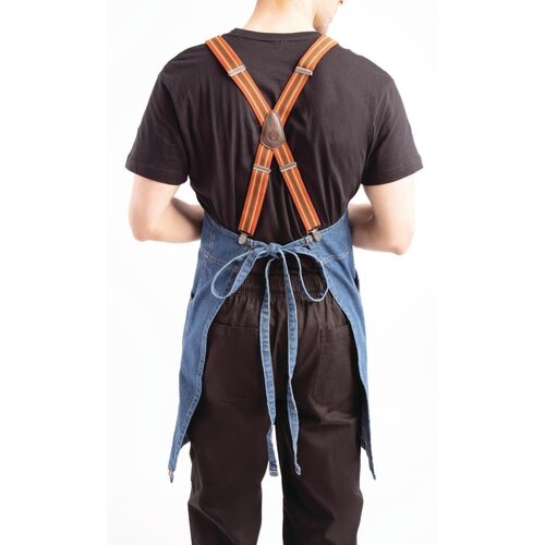 Chef Works Urban Tablier Bavette Denim | Berkeley Chef Works Urban | Bleu | 100% Coton Denim