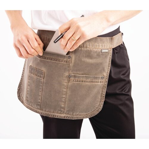 Chef Works Urban Tablier Limonadier | Chef Works Urban | Marron | 100% Coton | 380x280mm