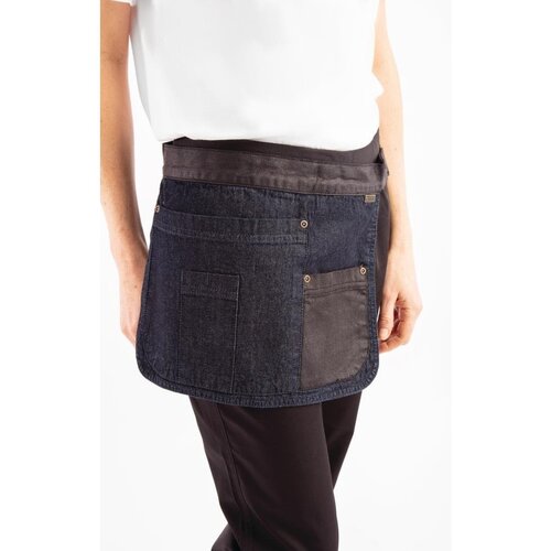 Chef Works Urban Tablier Limonadier | Chef Works Urban | Bleu Foncé | 100% Coton | 380x280mm