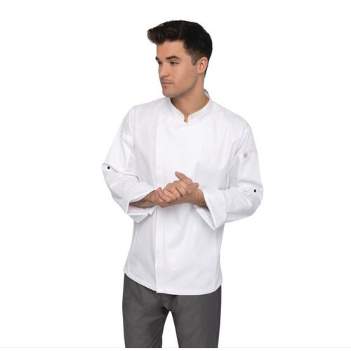 Chef Works Urban Veste Chef Légère | Hartford Chef Works Urban | Unisexe | à Fermeture | Manches Longues | Blanc | Disponible en 5 Tailles