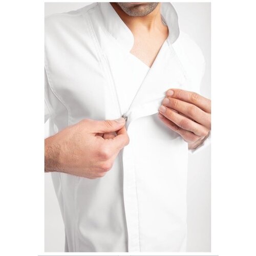 Chef Works Urban Veste Chef Légère | Hartford Chef Works Urban | Unisexe | à Fermeture | Manches Longues | Blanc | Disponible en 5 Tailles