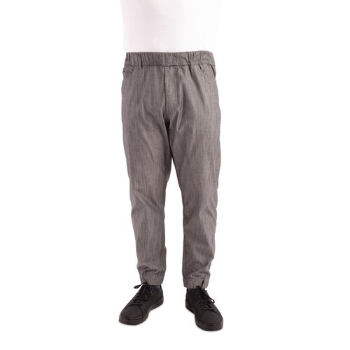 Chef Works Urban Pantalon | Chef Works Urban Jogger | Rayures Noir/Blanc | Unisexe | Disponible en 4 Tailles