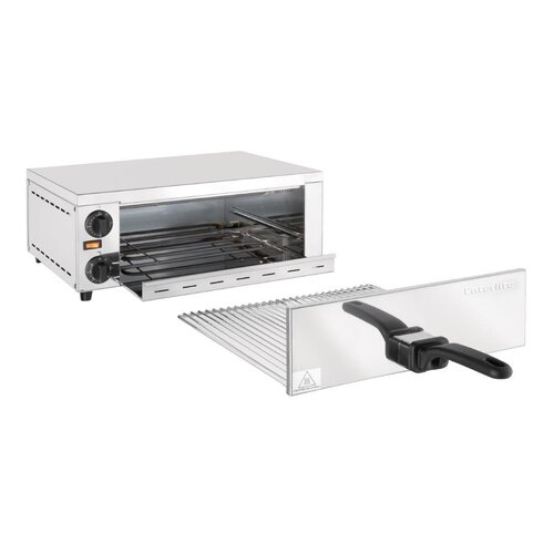 Caterlite Four à Pizza | Caterlite | Inox | Convient pour Pizza Maximum 305mm | 1,13kW | 380x4860x188mm