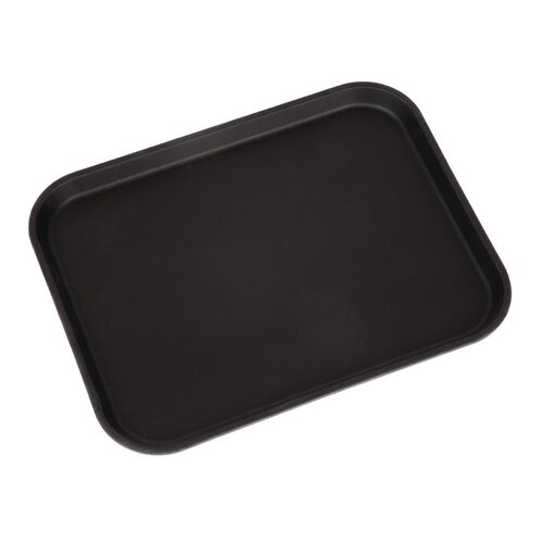 Cambro Plateau Rectangulaire | Antidérapant | Fibre de Verre | Camtread Cambro | Noir | 457x355mm