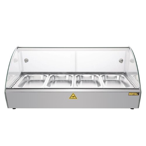 Buffalo Vitrine Chauffante | à Poser | 500W | Convient pour 4x GN 1/3 | 773x420x(H)336mm Buffalo Vitrine Chauffante | à Poser | 500W | Convient pour 4x GN 1/3 | 773x420x(H)336mm
