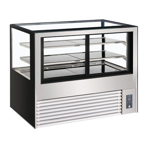 Polar Vitrine Réfrigérée | Service Arrière | 485 Litres | 1,17kW | 1500x680x(H)1200mm