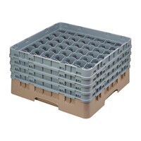 Casier de Lavage | Verres | 49 Compartiments | Camrack Cambro | Hauteur Maximale des Verres 215mm