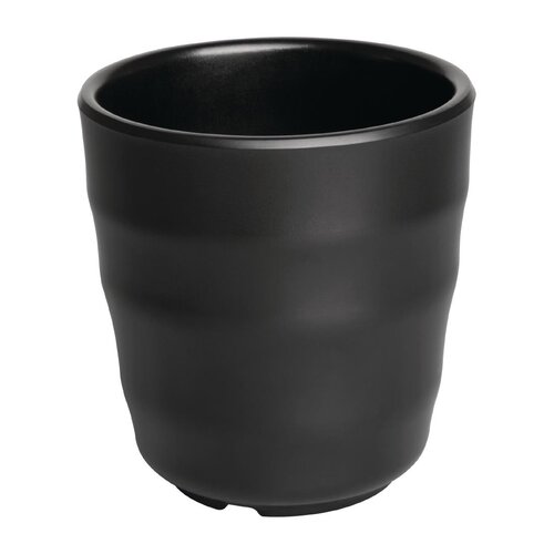 Kristallon Verre à Thé Noir | Fusion Kristallon | Melamine | 20cl | Lot de 6 Pièces