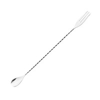 Cuillère à Mélange | avec Trident | Inox | 300x20mm