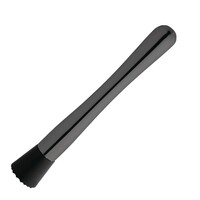 Pilon avec Bout en Silicone | Inox | Plaqué Titane | Ø34x212mm